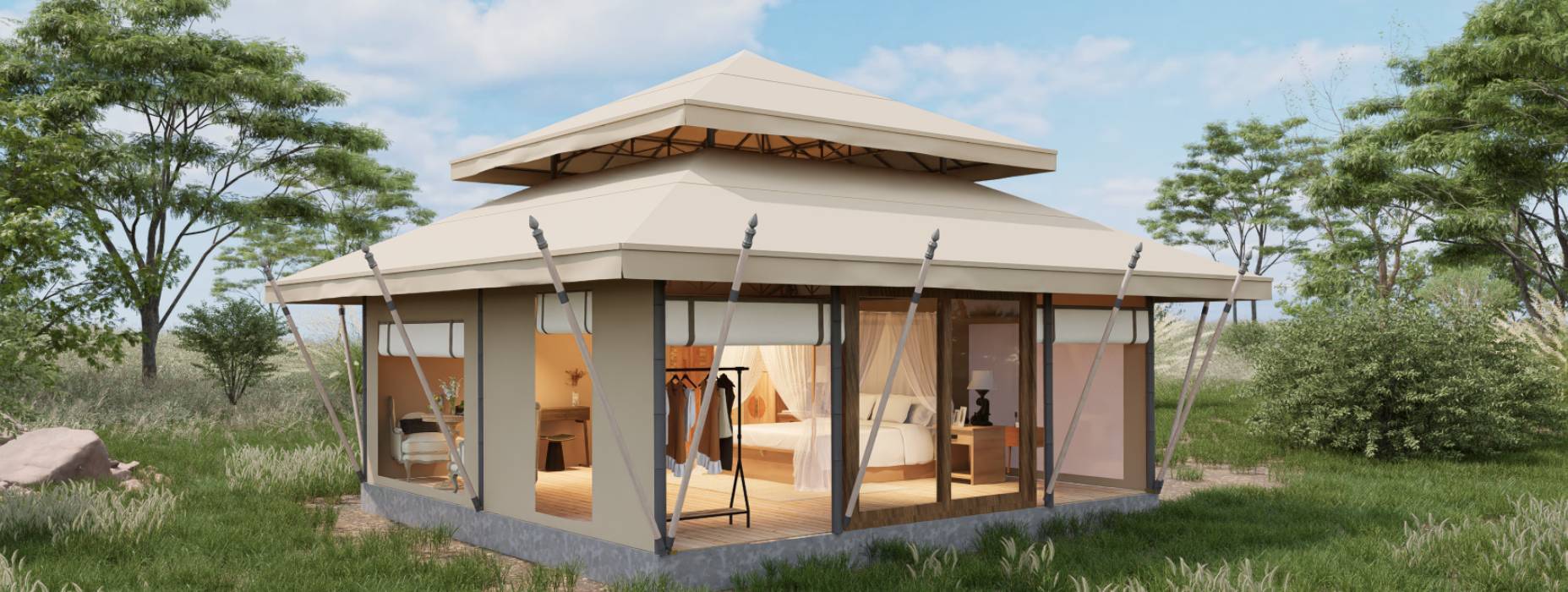 衡水户外野奢帐篷